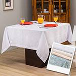 Tamanhos, Medidas e Dimensões do produto Toalha de Mesa Quadrada 1,60x1,60cm Impermeável Jacquard Annecy - Casa & Conforto