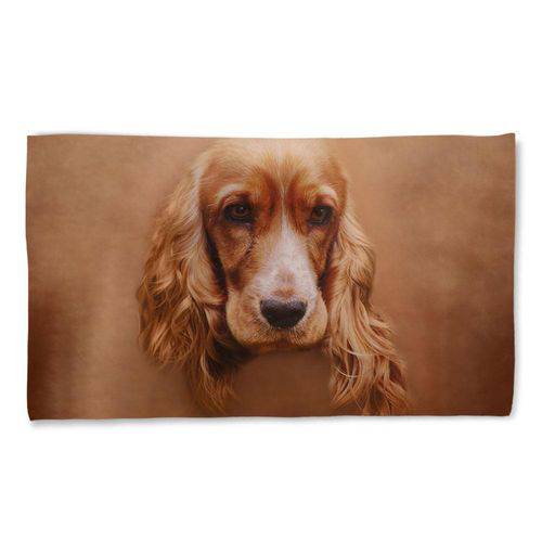 Tamanhos, Medidas e Dimensões do produto Toalha de Praia Cachorro Cocker Spaniel 135x70cm