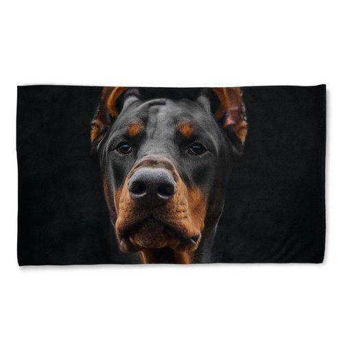 Tamanhos, Medidas e Dimensões do produto Toalha de Praia Cachorro Dobermann 135x70cm