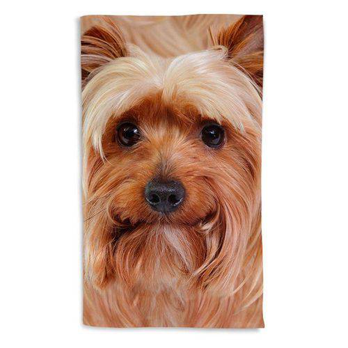 Tamanhos, Medidas e Dimensões do produto Toalha de Praia Cachorro Yorkshire Terrier 70x135cm