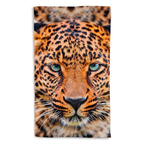 Tamanhos, Medidas e Dimensões do produto Toalha de Praia Selvagem Leopardo 70x135cm