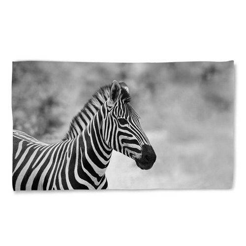 Tamanhos, Medidas e Dimensões do produto Toalha de Praia Selvagem Zebra 135x70cm