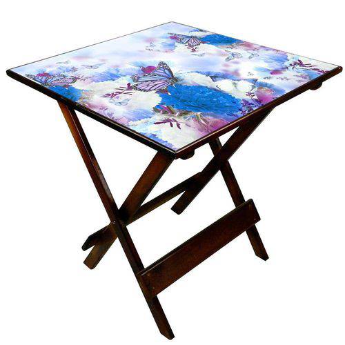 Tamanhos, Medidas e Dimensões do produto Toalha Decorativa Borboleta Purple 70x70cm