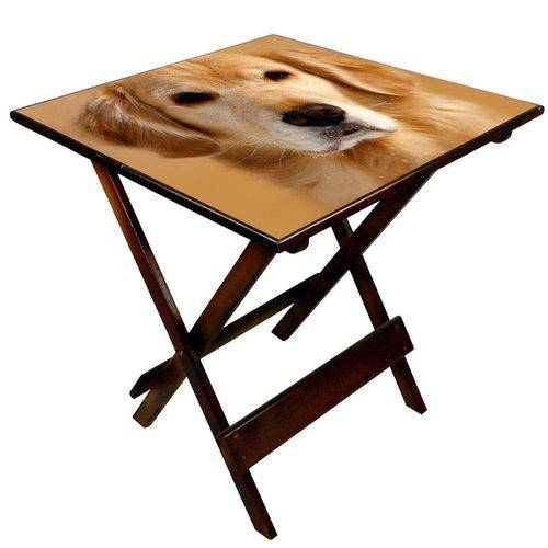 Tamanhos, Medidas e Dimensões do produto Toalha Decorativa Cachorro Golden Retriever 70x70cm