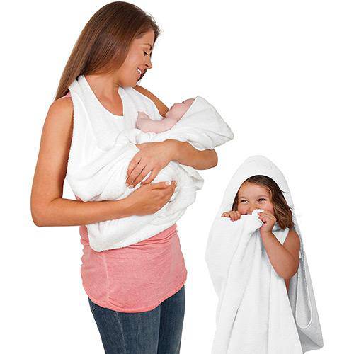 Tamanhos, Medidas e Dimensões do produto Toalha Mamae e Bebe Branca