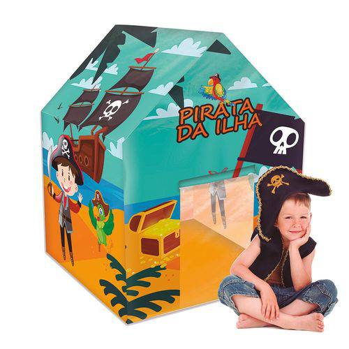 Tamanhos, Medidas e Dimensões do produto Toca Barraca Casinha Infantil Pirata da Ilha