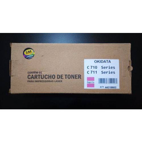 Tamanhos, Medidas e Dimensões do produto Toner Compatível Oki C710/C711 Magenta