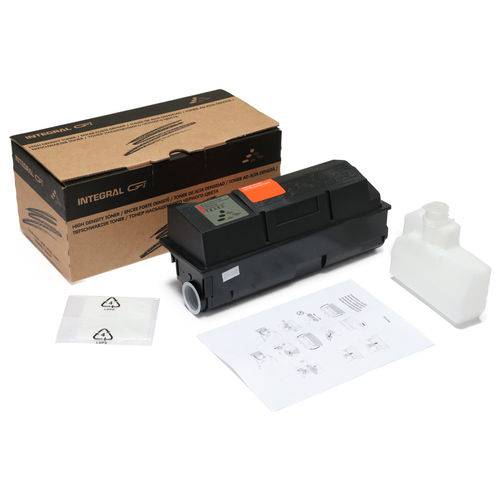 Tamanhos, Medidas e Dimensões do produto Toner Integral TK362 TK360 para Kyocera FS4020D FS4020 20 Mil Copias com Chip