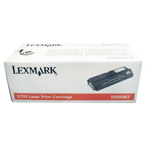 Tamanhos, Medidas e Dimensões do produto Toner Lexmark 10S0063 Preto