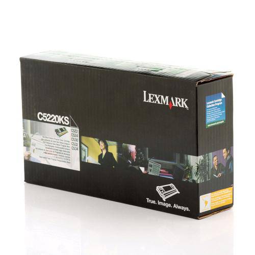 Tamanhos, Medidas e Dimensões do produto Toner Lexmark C5220ks Preto