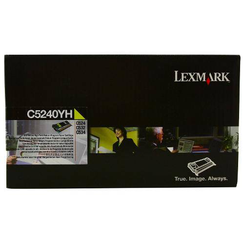 Tamanhos, Medidas e Dimensões do produto Toner Lexmark C5240YH