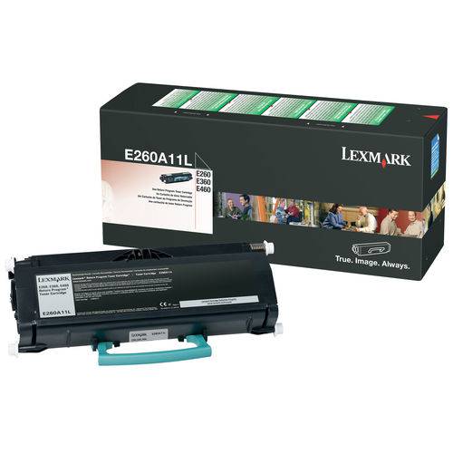 Tamanhos, Medidas e Dimensões do produto Toner Lexmark E260a11b - Preto