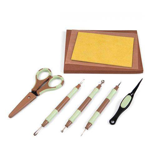 Tamanhos, Medidas e Dimensões do produto Tool Kit - Kit de Acessórios - Sizzix - Susan’S Garden – 658437