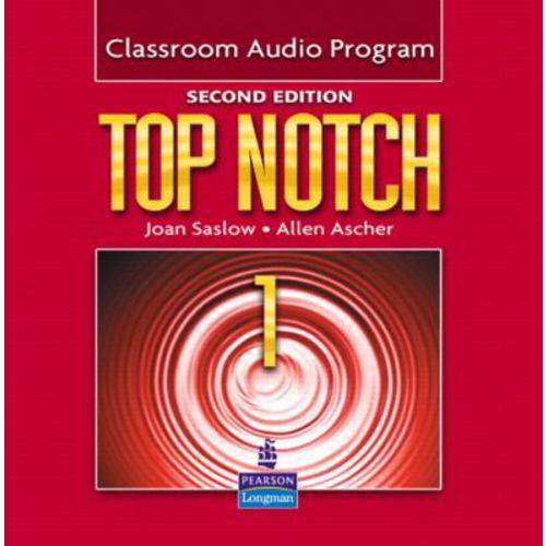 Tamanhos, Medidas e Dimensões do produto Top Notch 1 - Class Audio Cd - Second Edition - Pearson - Elt