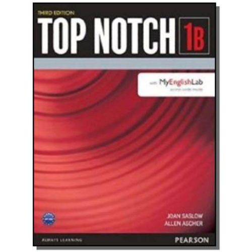 Tamanhos, Medidas e Dimensões do produto Top Notch 1 Split B Sb With Myenglishlab - 3rd Ed