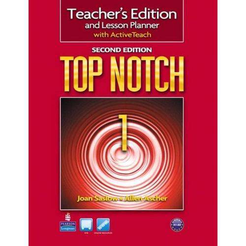 Tamanhos, Medidas e Dimensões do produto Top Notch 1 - Teachers Book With CD-ROM - Second Edition
