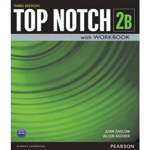 Tamanhos, Medidas e Dimensões do produto Top Notch 2b - Student Book / Workbook - 03 Ed