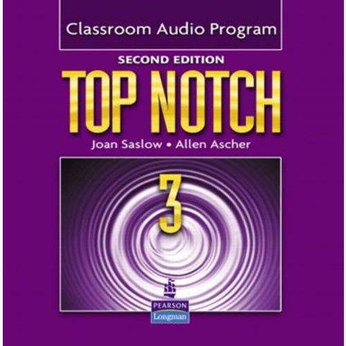 Tamanhos, Medidas e Dimensões do produto Top Notch 3 - Class Audio Cd - Second Edition - Pearson - Elt