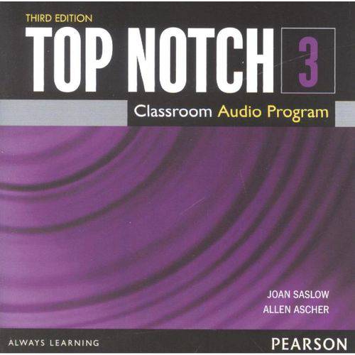 Tamanhos, Medidas e Dimensões do produto Top Notch 3 Class Cd - 3rd Ed