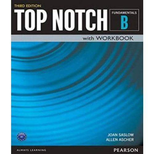 Tamanhos, Medidas e Dimensões do produto Top Notch Fundamentals B - Student Book / Workbook - 03 Ed