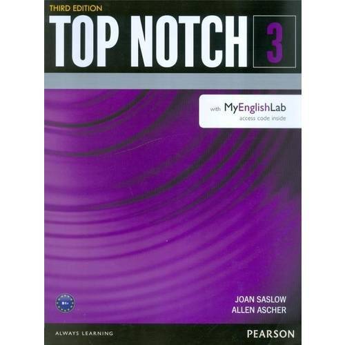 Tamanhos, Medidas e Dimensões do produto Top Notch 3 Sb With Myenglishlab - 3rd Ed