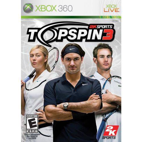 Tamanhos, Medidas e Dimensões do produto Top Spin 3 - Xbox 360