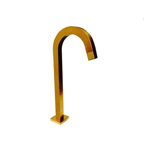 Tamanhos, Medidas e Dimensões do produto Torneira para Banheiro Bica Alta Linha Tube Gold Matte - Deca