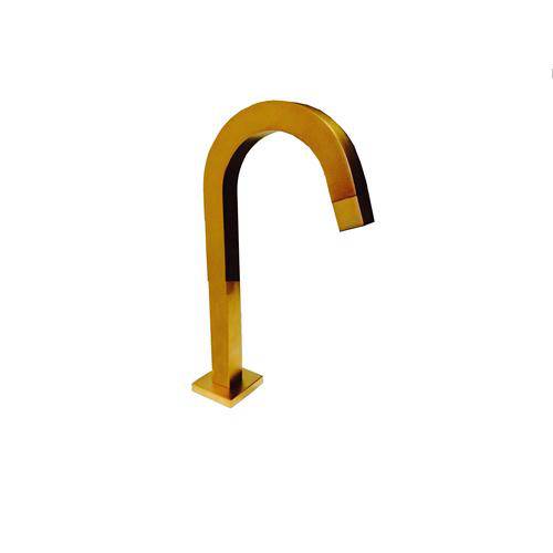 Tamanhos, Medidas e Dimensões do produto Torneira para Banheiro Bica Baixa Linha Tube Gold Matte - Deca
