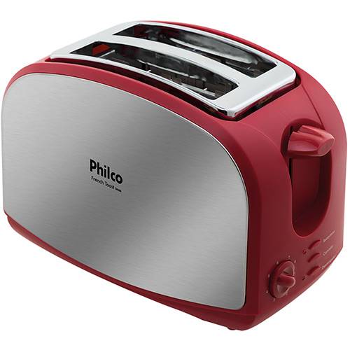 Tamanhos, Medidas e Dimensões do produto Torradeira French Toast Philco Inox/Vermelho - 900W