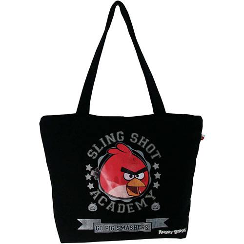 Tamanhos, Medidas e Dimensões do produto Tote Bag Angry Birds Preto - Santino