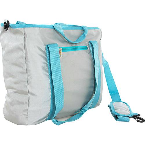 Tamanhos, Medidas e Dimensões do produto Tote Bag Esportiva TB-CU-GY-02 Moovi Cinza e Azul