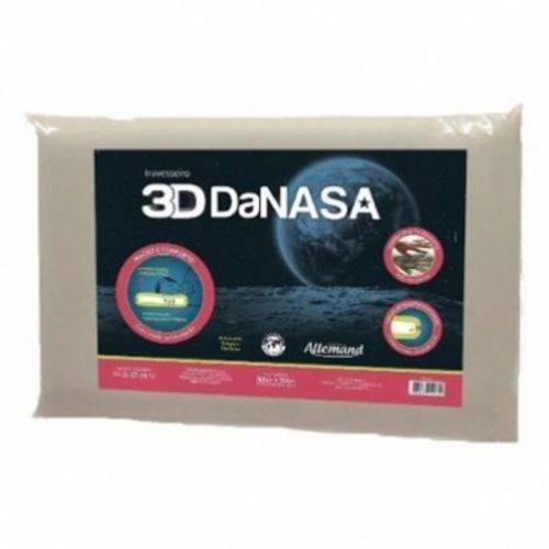 Tamanhos, Medidas e Dimensões do produto Travesseiro 3D da Nasa Viscoelástico Allemand DT3240