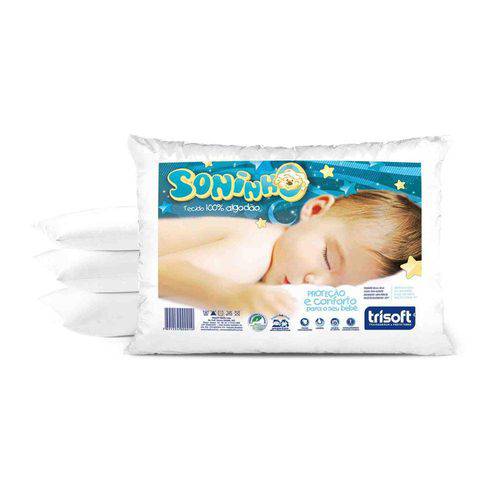 Tamanhos, Medidas e Dimensões do produto Travesseiro de Bebê 30x40cm Soninho Trisoft