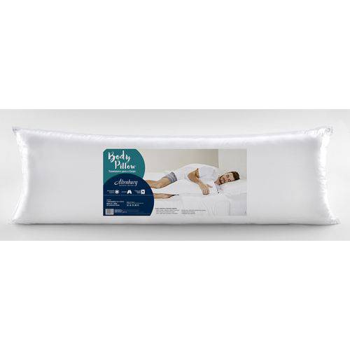 Tamanhos, Medidas e Dimensões do produto Travesseiro de Corpo Body Pillow Altenburg 40X130cm Branco Kit com 2 Peças