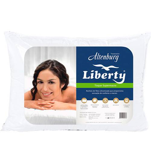 Tamanhos, Medidas e Dimensões do produto Travesseiro Fibra Siliconizada Anti Alérgico Liberty - Percal 180 Fios - Altenburg