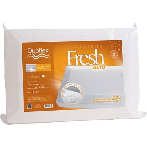 Tamanhos, Medidas e Dimensões do produto Travesseiro Fresh Alto e Firme - Duoflex