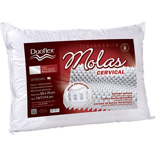Tamanhos, Medidas e Dimensões do produto Travesseiro Molas Cervical - Duoflex