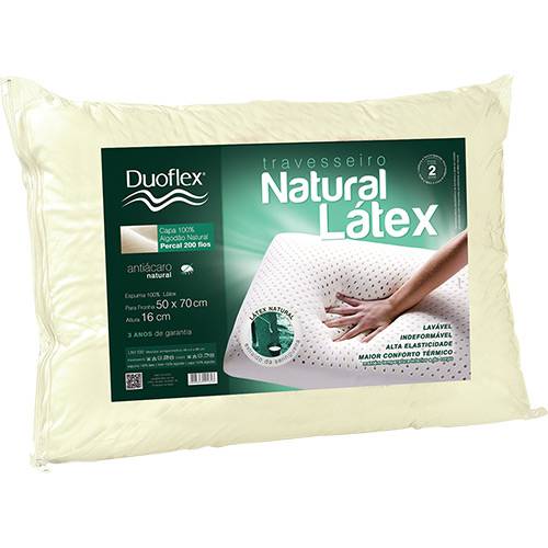 Tamanhos, Medidas e Dimensões do produto Travesseiro Natural Latex - Duoflex