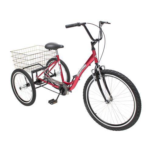 Tamanhos, Medidas e Dimensões do produto Triciclo Deluxe Rebaixado Vermelho Dream Bike