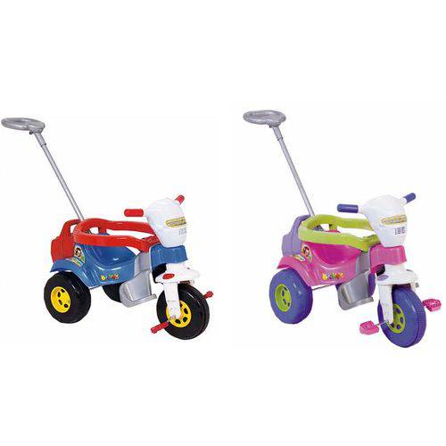Tamanhos, Medidas e Dimensões do produto Triciclo Infantil Bichos com Som e Haste Magic Toys