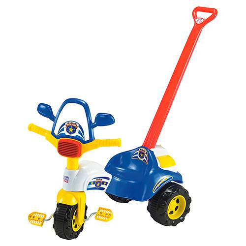 Tamanhos, Medidas e Dimensões do produto Triciclo Infantil Tico-Tico Polícia com Alça - Magic Toys