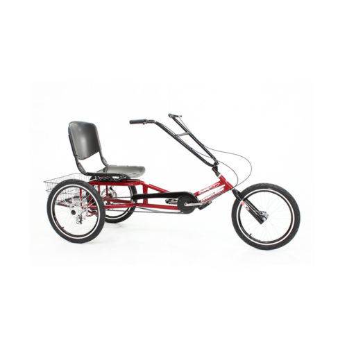 Tamanhos, Medidas e Dimensões do produto Triciclo Praiano Vermelho Dream Bike
