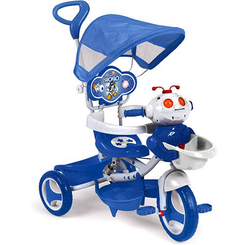 Tamanhos, Medidas e Dimensões do produto Triciclo Robô - Azul - Homeplay