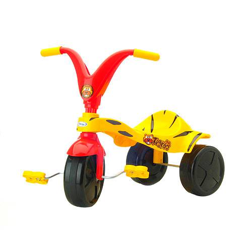 Tamanhos, Medidas e Dimensões do produto Triciclo Tigrão Vermelho e Amarelo - Xalingo