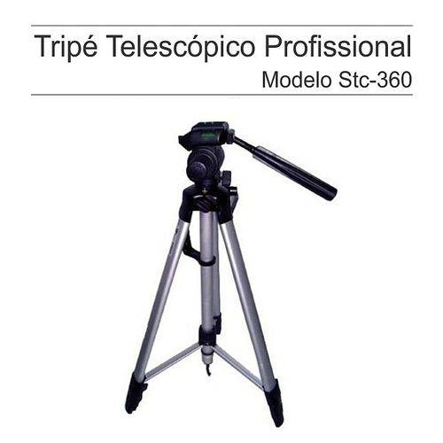 Tamanhos, Medidas e Dimensões do produto Tripé Telescópico Profissional Stc-360 - Até 1,80mts P/ Celular e Câmera