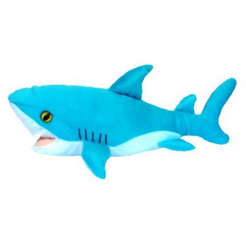 Tamanhos, Medidas e Dimensões do produto Tubarão Azul de Pelúcia 42 Cm