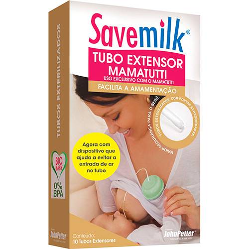 Tamanhos, Medidas e Dimensões do produto Tubo Extensor MamaTutti Savemilk - 10 Unidades