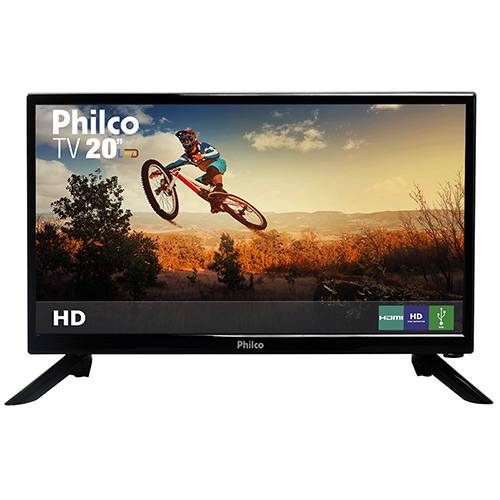 Tamanhos, Medidas e Dimensões do produto TV LED 20" Philco PH20N91D HD com Conversor Digital 1 HDMI 1 USB 60Hz - Preta