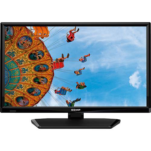 Tamanhos, Medidas e Dimensões do produto TV LED 24'' Semp Toshiba TCL HD com Conversor Digital 1 HDMI 1 USB L24D2700