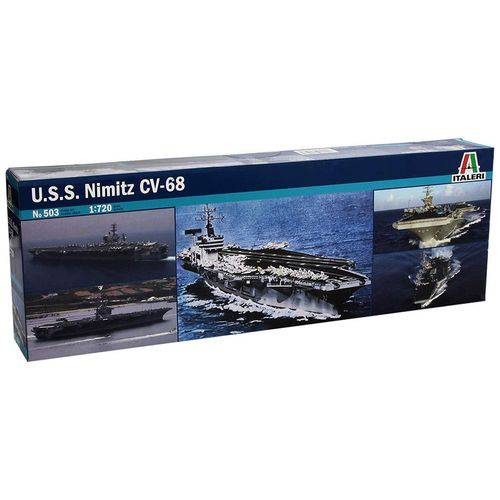 Tamanhos, Medidas e Dimensões do produto U.S.S. Nimitz CV-68 - 1/720 - Italeri 503